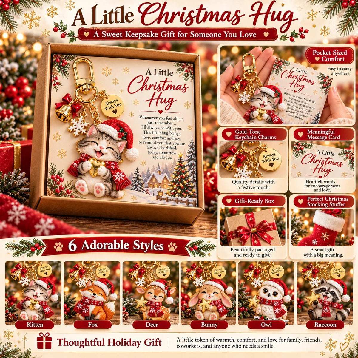🎄TopSpire® A Little Christmas Hug — Carry My Love Wherever You Go ♥✨
