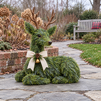 🦌TopSpire®Evergreen Reindeer Christmas Decoration