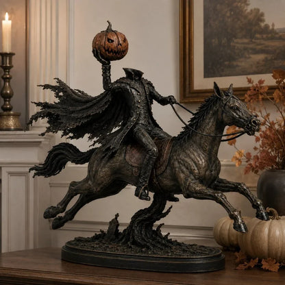 💥Surprise 50% Off！💥Midnight Chase Headless Horseman LED Statue - Halloween Decor