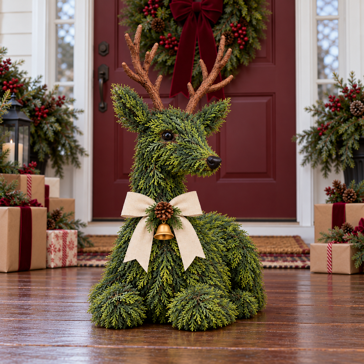 🦌TopSpire®Evergreen Reindeer Christmas Decoration