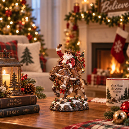 TopSpire®The Old West Cowboy Santa - A Homeward Christmas Keepsake