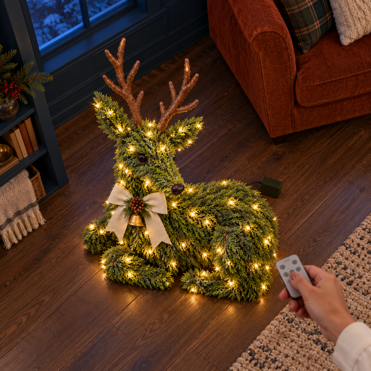 🦌TopSpire®Evergreen Reindeer Christmas Decoration