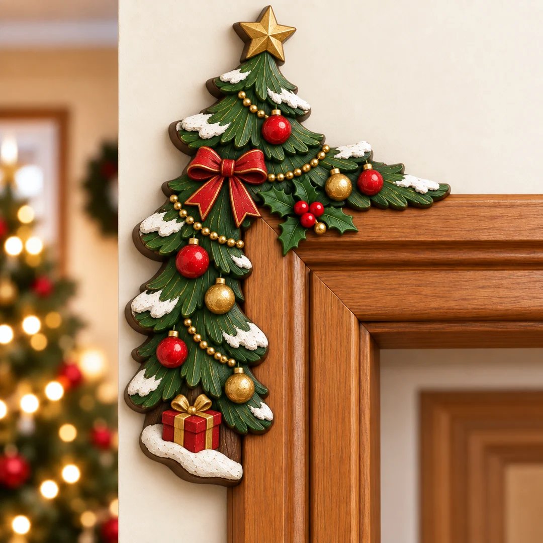 TopSpire®Christmas Door Frame Corner Decor - A Fun Holiday Surprise