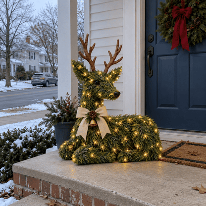 🦌TopSpire®Evergreen Reindeer Christmas Decoration