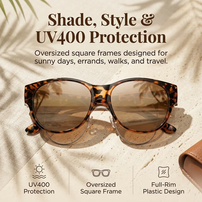 🔥50% OFF Last Day Sale Fit-Over Prescription Sunglasses – Oversized UV400 Frames for Instant Style & Sun Protection