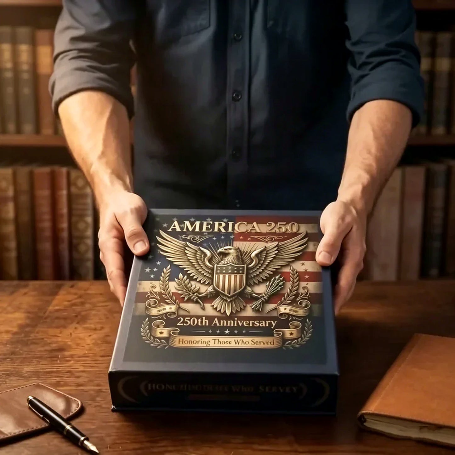 🔥LAST DAY 50% OFF✨9PCS USA 250th Anniversary Commemorative Coin Gift Set