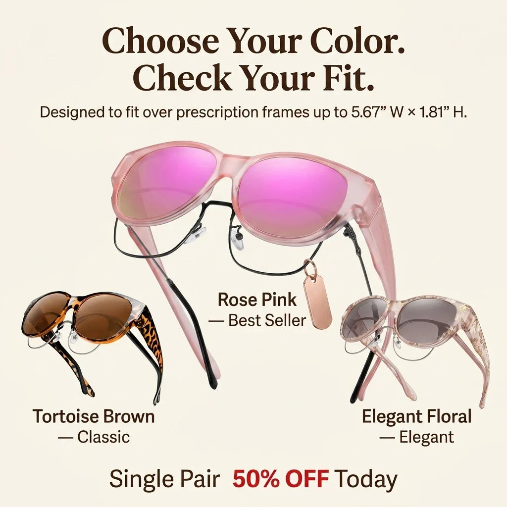 🔥50% OFF Last Day Sale Fit-Over Prescription Sunglasses – Oversized UV400 Frames for Instant Style & Sun Protection