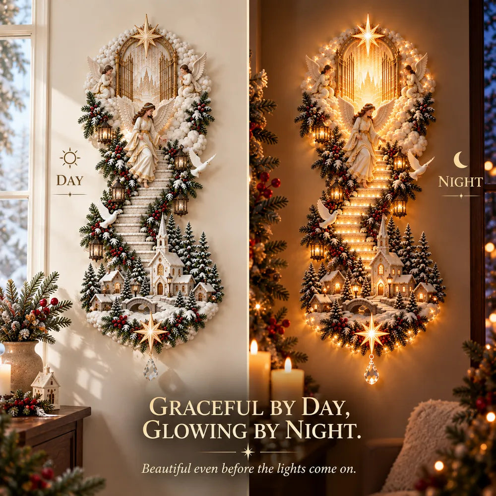 ✨ TopSpire®Jesus Light of Heaven Christmas Wall Hanging✝️