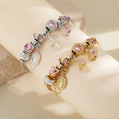 Gold & Silver Aurora Multi-Element Chain Bracelet