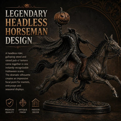 💥Surprise 50% Off！💥Midnight Chase Headless Horseman LED Statue - Halloween Decor