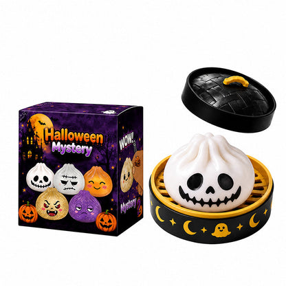 🎃 Halloween Dumpling Squeeze Squishy Toy Blind Boxes