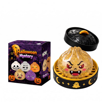 🎃 Halloween Dumpling Squeeze Squishy Toy Blind Boxes