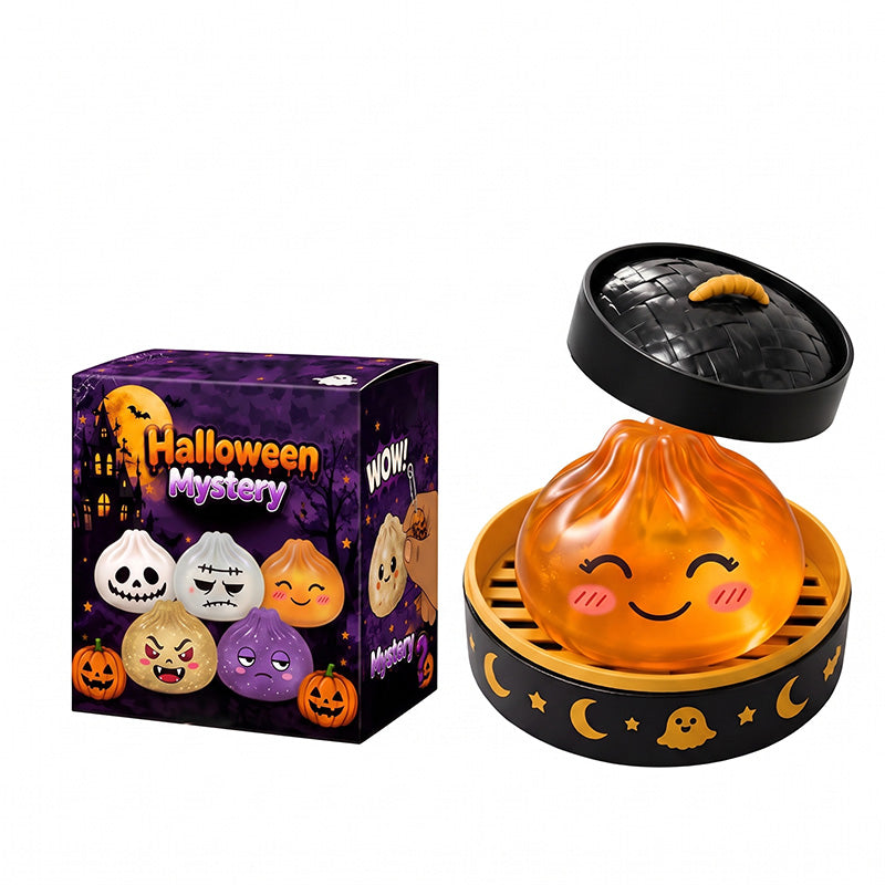 🎃 Halloween Dumpling Squeeze Squishy Toy Blind Boxes