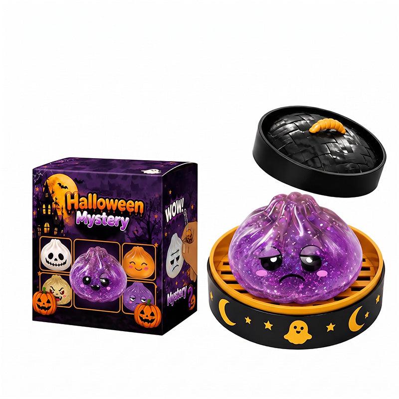 🎃 Halloween Dumpling Squeeze Squishy Toy Blind Boxes