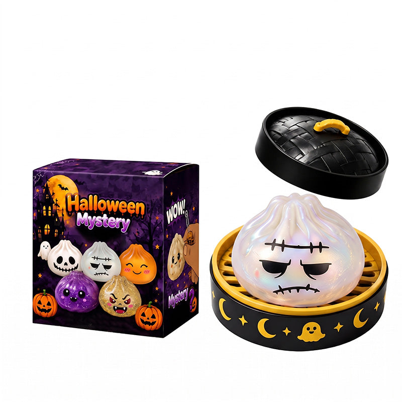 🎃 Halloween Dumpling Squeeze Squishy Toy Blind Boxes