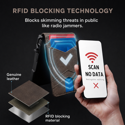 Rovinao™ Minimalist Wallet - Maximum Capacity. Minimal Footprint.