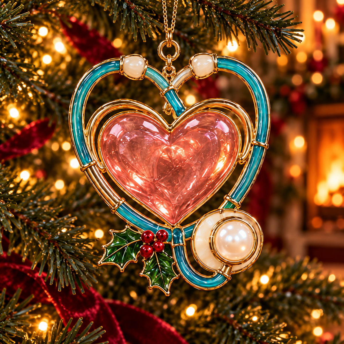 ✨ TopSpire®2026 Nurse Appreciation Stained Glass Christmas Ornaments – Set of 6