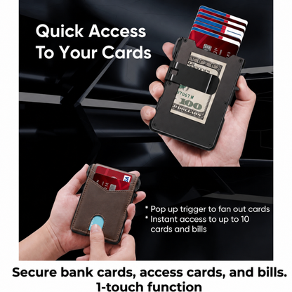 Rovinao™ Minimalist Wallet - Maximum Capacity. Minimal Footprint.