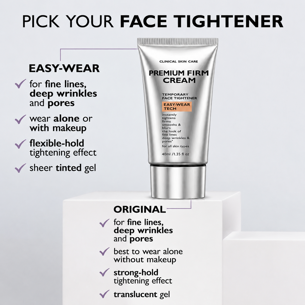 Rovinao™ Instant Firming Temporary Face Tightener Easy-Wear Formula