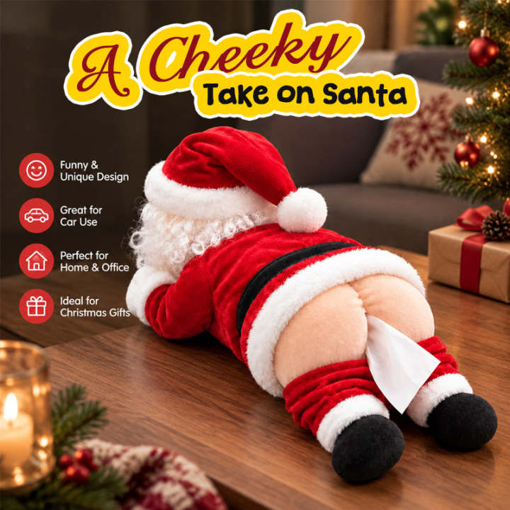 TopSpire®Funny Christmas Tissue Box Cover