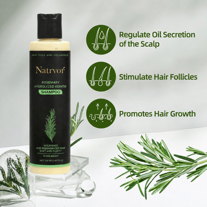 🔥Flash Sale 5K+ SOLD!✨🌱 Organic Rosemary Hair Growth Shampoo