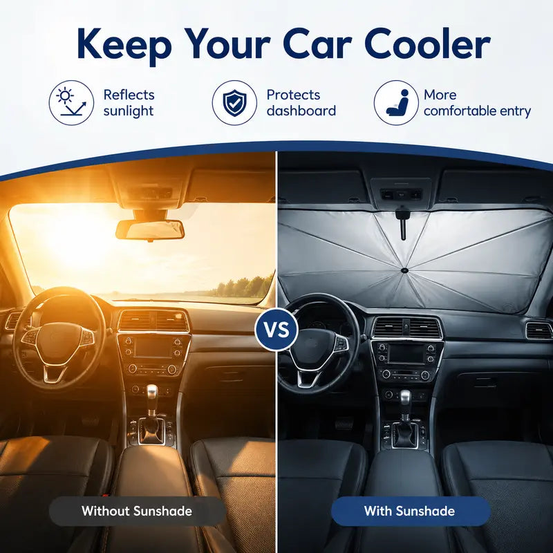 Portable Car Windshield Sunshade
