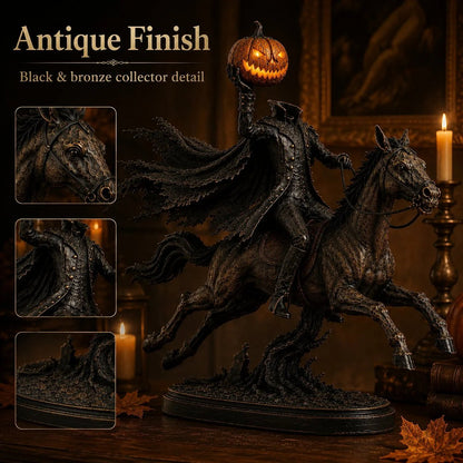 💥Surprise 50% Off！💥Midnight Chase Headless Horseman LED Statue - Halloween Decor