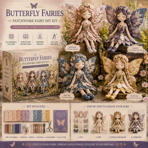 🔥LAST DAY 50% OFF🧵 Fairy Patchwork DIY Collection