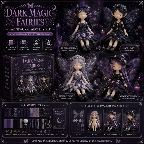 🔥LAST DAY 50% OFF🧵 Fairy Patchwork DIY Collection