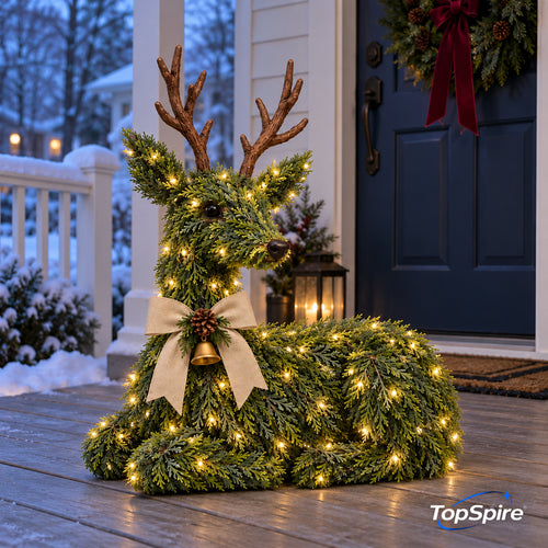 🦌TopSpire®Evergreen Reindeer Christmas Decoration