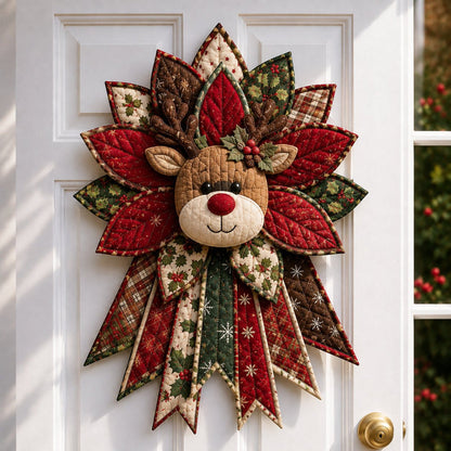 TopSpire®Beginner-Friendly Oversized Christmas Character Quilted Door Hanger Sewing Kit Complete Kit with All Tools & Step-by-Step Guide Included