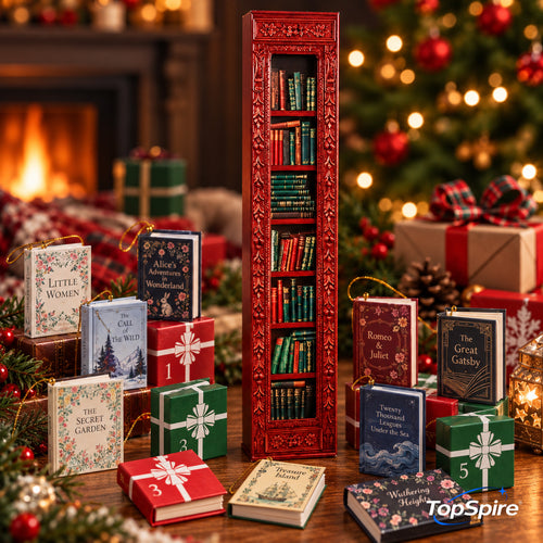 TopSpire®25 Day Mini Book Advent Calendar A Book Lover's Christmas Countdown