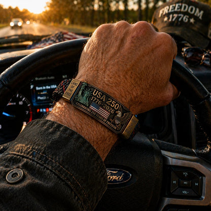 🔥Last Day 49% OFF🦅USA 250TM Freedom Legacy Bracelet (1776–2026)