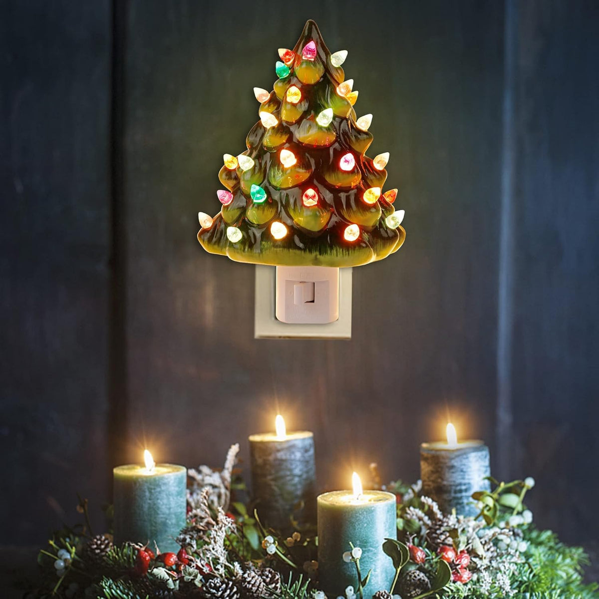 TopSpire®Christmas Tree Night Light
