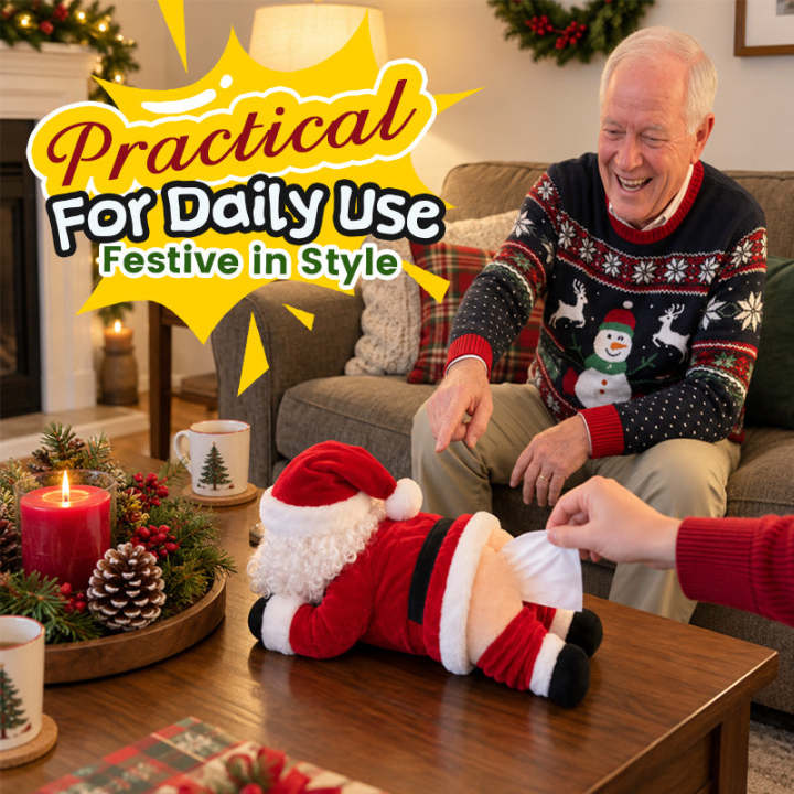 TopSpire®Funny Christmas Tissue Box Cover