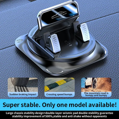 Car phone holder 360 degree rotation, suitable for car navigation in-car dashboard