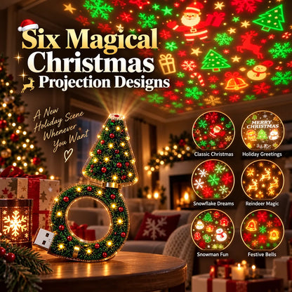🎄🔥 TopSpire® 6-in-1 Christmas Magic Projector – Light Up Your Room with Festive Scenes
