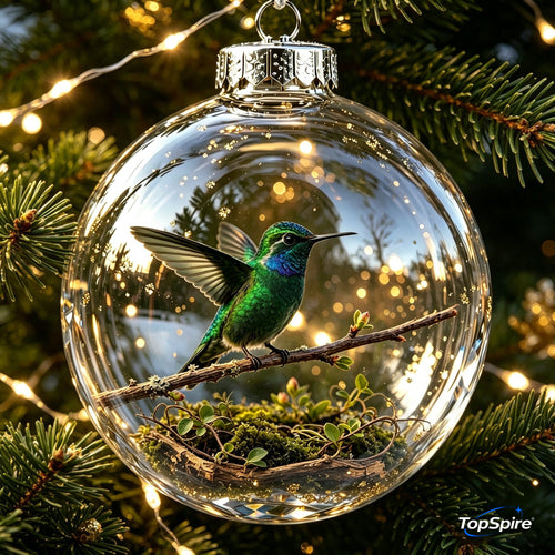 TopSpire®Wildlife Christmas Ornament Collection - Lifelike Animal Keepsakes