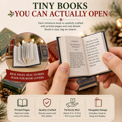TopSpire®25 Day Mini Book Advent Calendar A Book Lover's Christmas Countdown