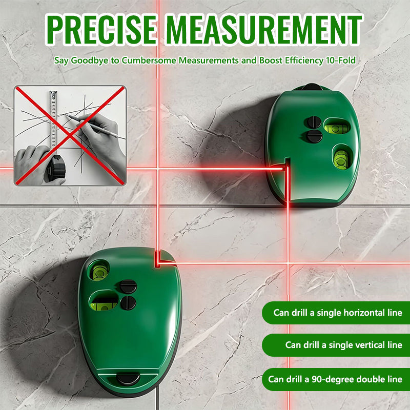 High-Precision Infrared Laser Level - Mini Outdoor Strong Light Marking Tool