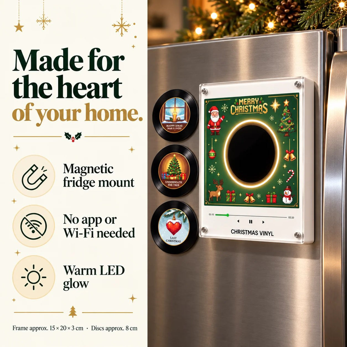 TopSpire®Christmas Mini Record Player