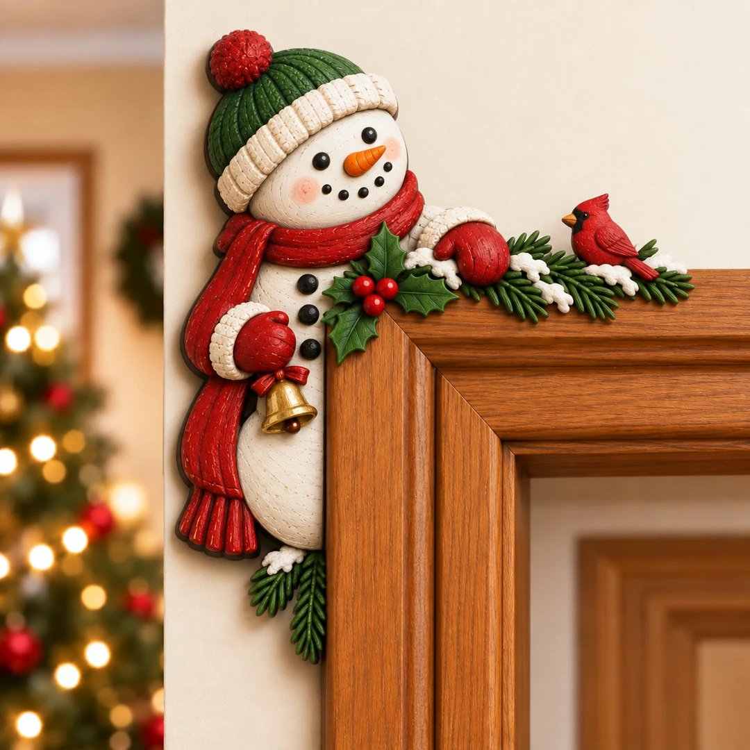 TopSpire®Christmas Door Frame Corner Decor - A Fun Holiday Surprise