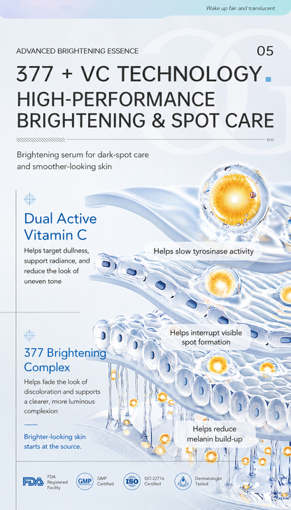 💧 Limited Time Deal: Buy 1 Bottle, Get 1 FREE! Thulox™ 377 Brightening Essence Serum – Fade Dark Spots & Reveal Radiant, Youthful-Looking Skin！