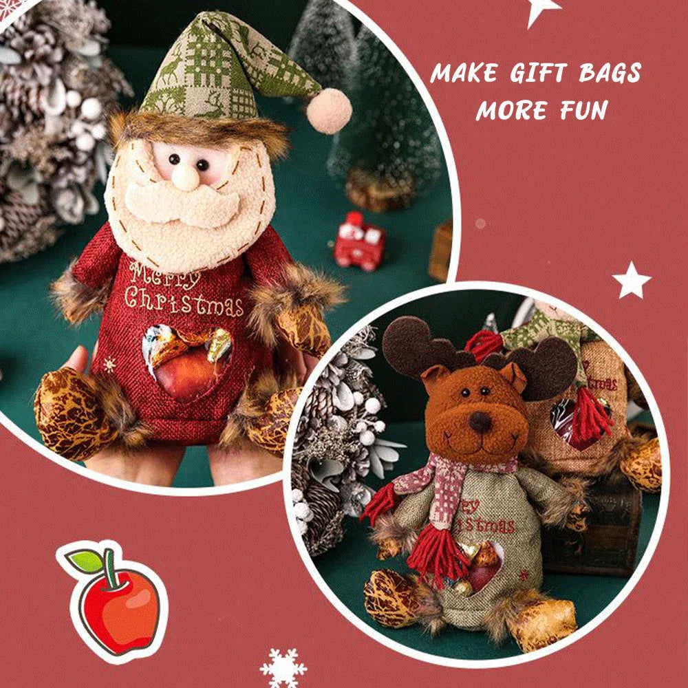 TopSpire®Christmas Gift Bags Zipper Design