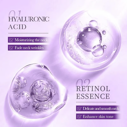 ROVINAO™ Roller Massage Neck Cream 🧴 Collagen & Hyaluronic Acid | Firms Neck, Reduces Wrinkles & Double Chin