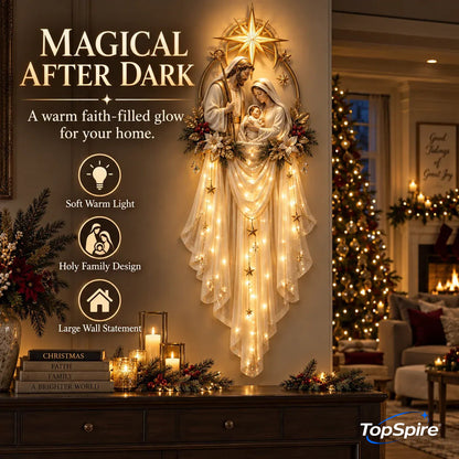 TopSpire®Holy Family Star Veil - Meaningful Christmas Wall Decor