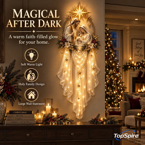 TopSpire®Holy Family Star Veil - Meaningful Christmas Wall Decor