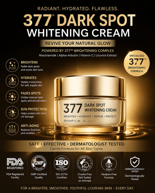 🔥 Limited Time Deal: Buy 1 Bottle, Get 1 FREE!  SYM WHITE 377 Brightening SPF Face Cream – Dark Spot, Hydration & Anti-Wrinkle Care