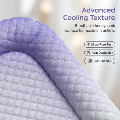 🐶🐱Pet Cooling Pad Mat for Dogs and Cats - Ice Silk Summer Cool Bed Blanket in Gradient Colours, Breathable Soft Sleeping Cushion for Indoor Floors Sofas and Car Travel Washable Multiple Sizes Available