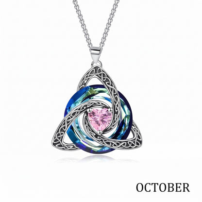 🔥 Last Day 50% OFF –♾️💖Birthstone Celtic Knot Necklace for Women